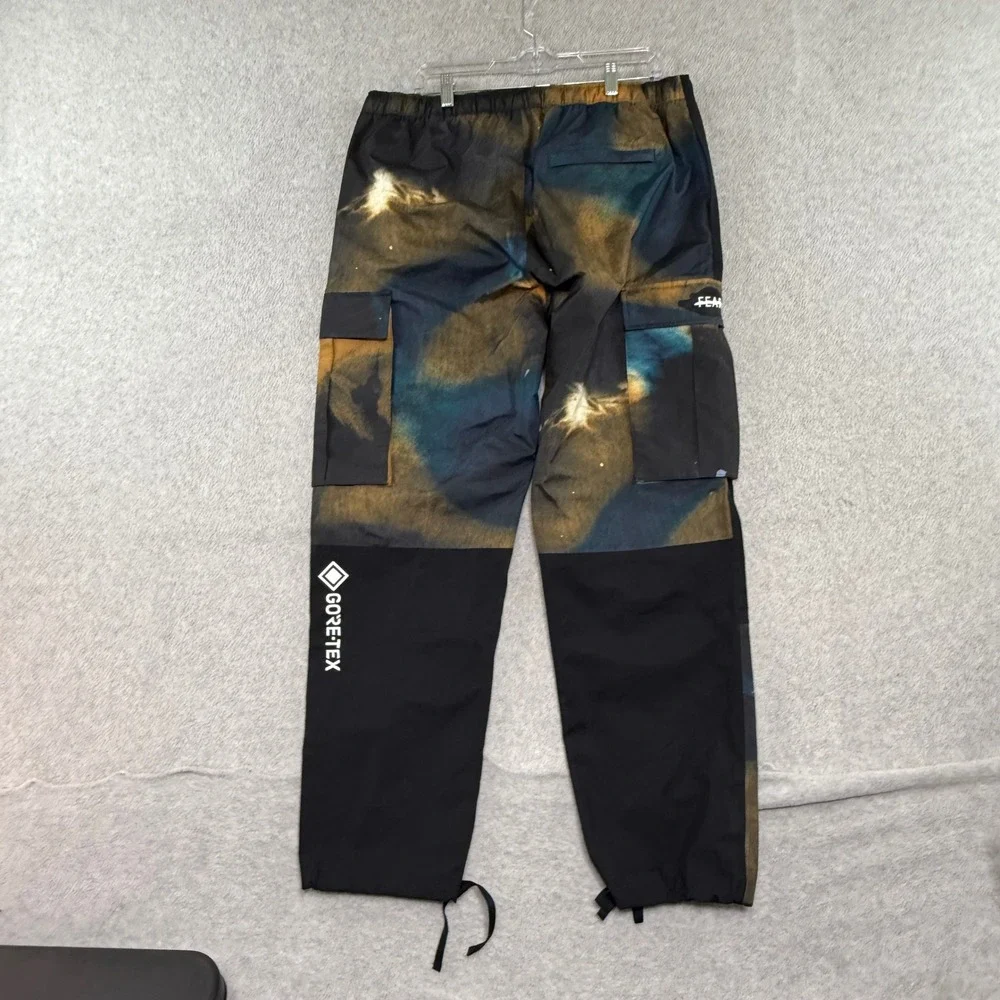 Jordan Gore-Tex Cargo Pants Mens L Unique Black Tie Dye Fearless Joggers Snow